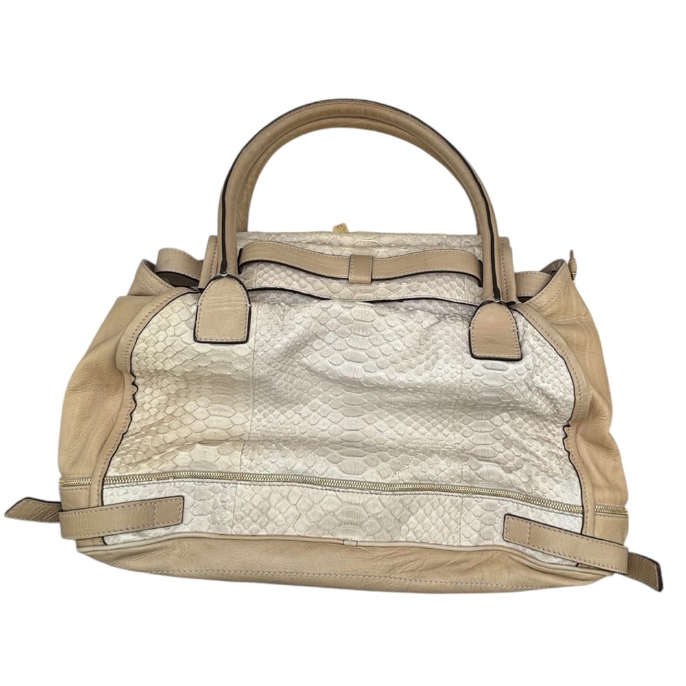 Chlo Python Marlow Leather Bag - image 2